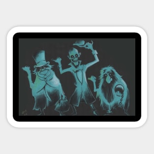 Hitchhiking Ghosts Sticker